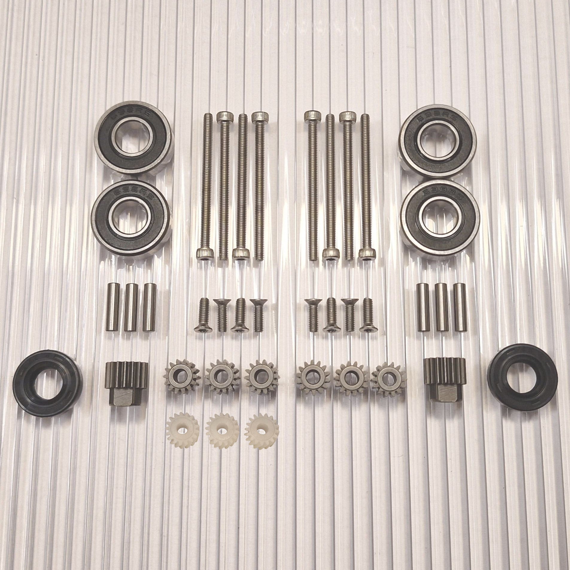 Repair kit small machines with seal 2pcs 3pcs plastic gears