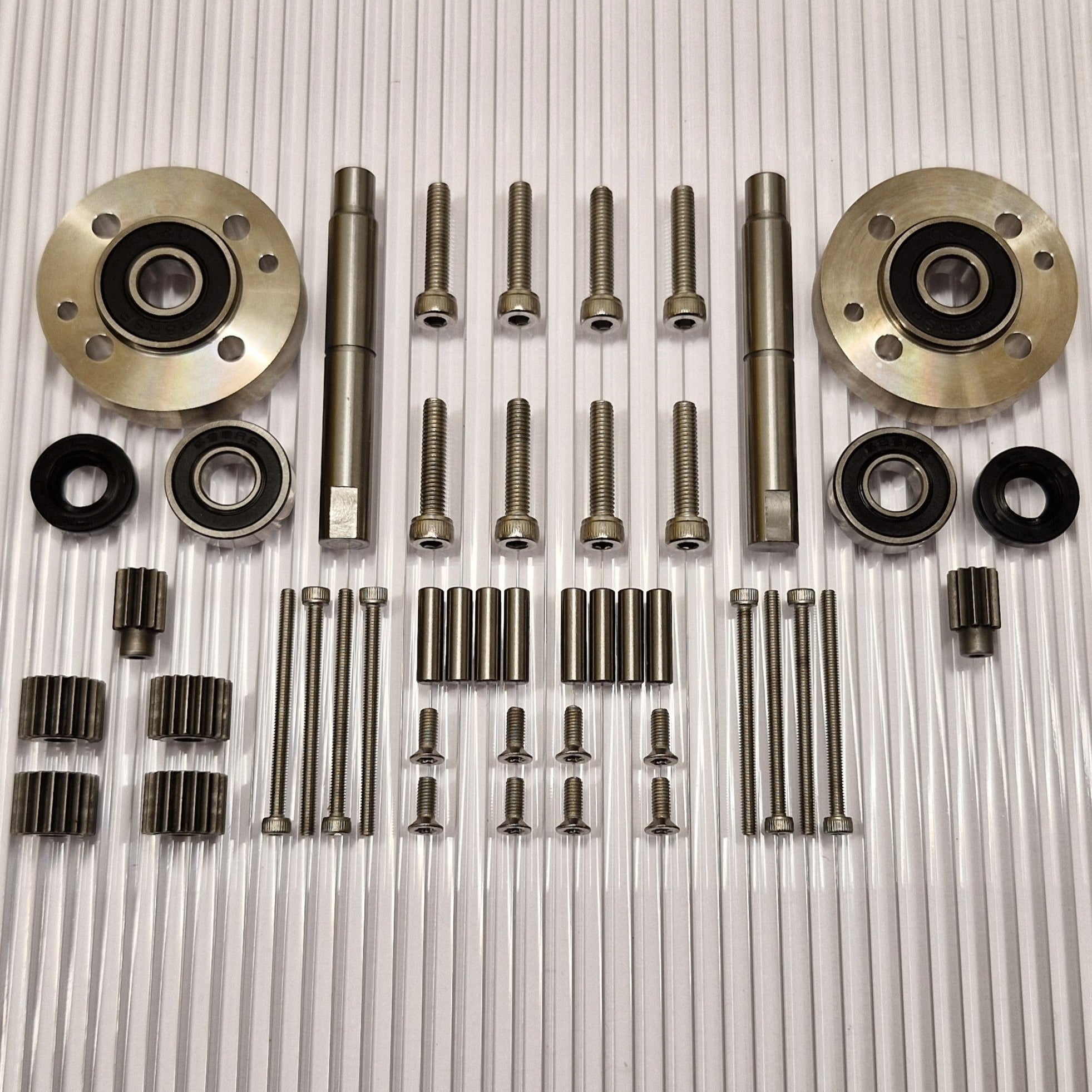 Repair kit for Husqvarna Automower 320 420 430X 440 450X 520 550 wheel motor with improved bearing system and 4X planetary gears