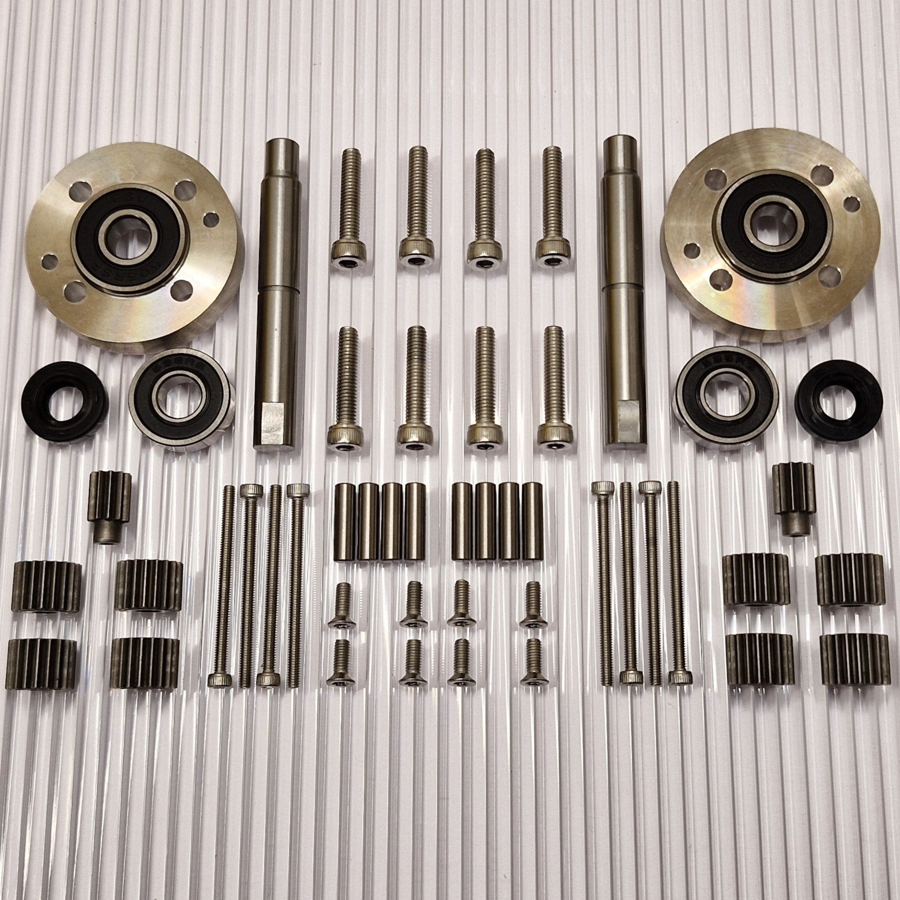 Repair kit for Husqvarna Automower  320 420 430X 440 450X 520 550 wheel motor with improved bearing system and 8X planetary gears